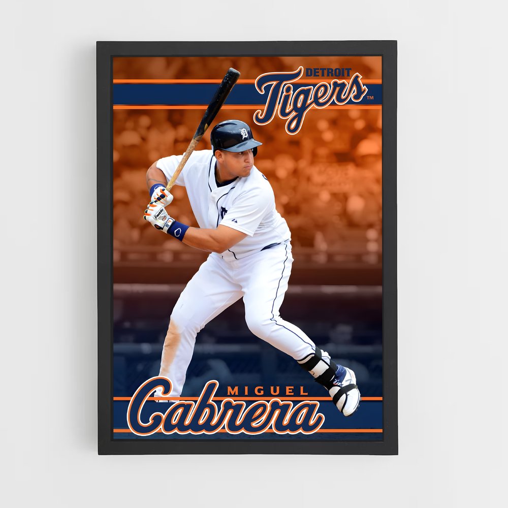 Poster Miguel roi – affiche Baseball (vue 2)